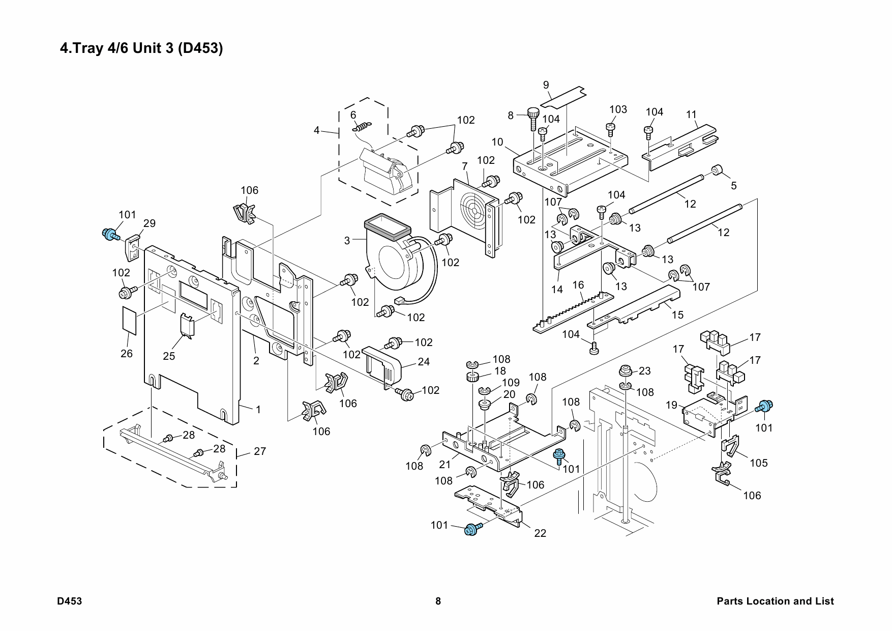 RICOH Options D453 LCIT-RT5040 Parts Catalog PDF download-5 RICOH Options D453 LCIT-RT5040 Parts Catalog PDF download-5